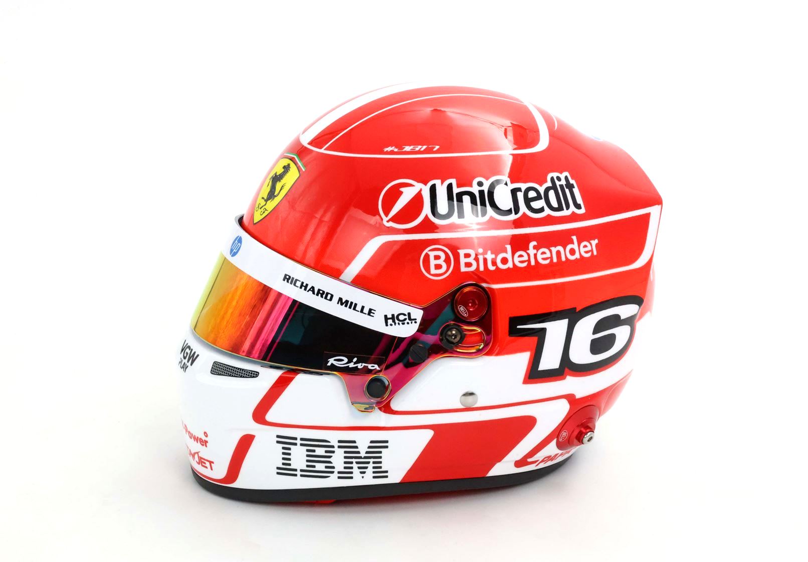 Helmet - Charles Leclerc Scuderia Ferrari 2025 1:2 Bell