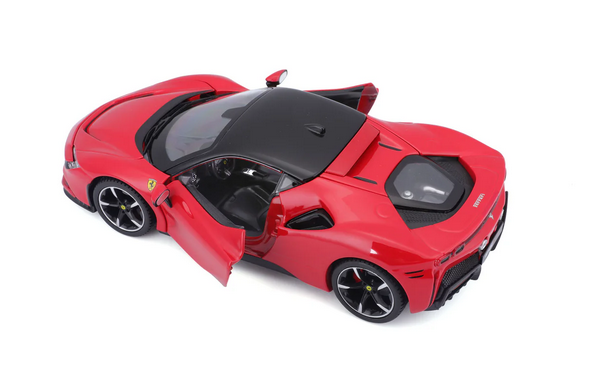 KIT - Ferrari SF90 Stradale Hybrid 2019 red 1:24 Bburago