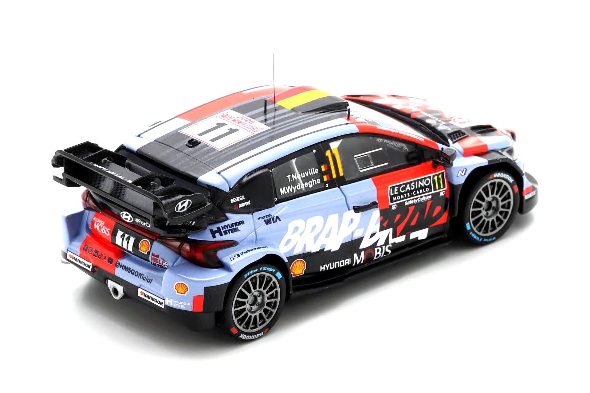 Hyundai i20 N Rally1 #11 Neuville/Wydaeghe Rallye Monte Carlo 2026 1:43 Spark