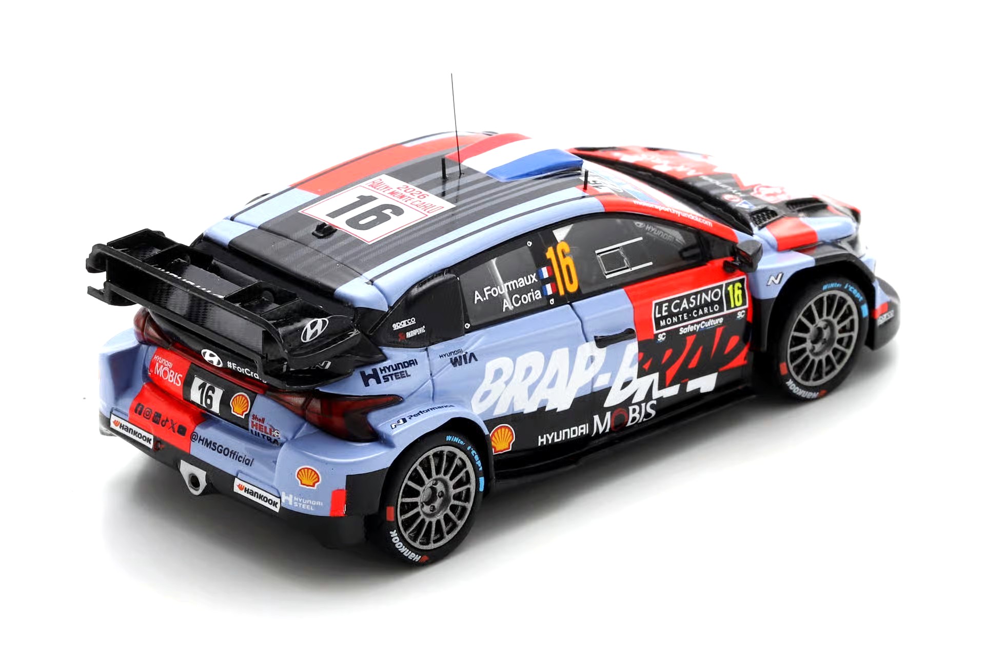 Hyundai i20 N Rally1 #16 Formaux/Coria Rallye Monte Carlo 2026 1:43 Spark