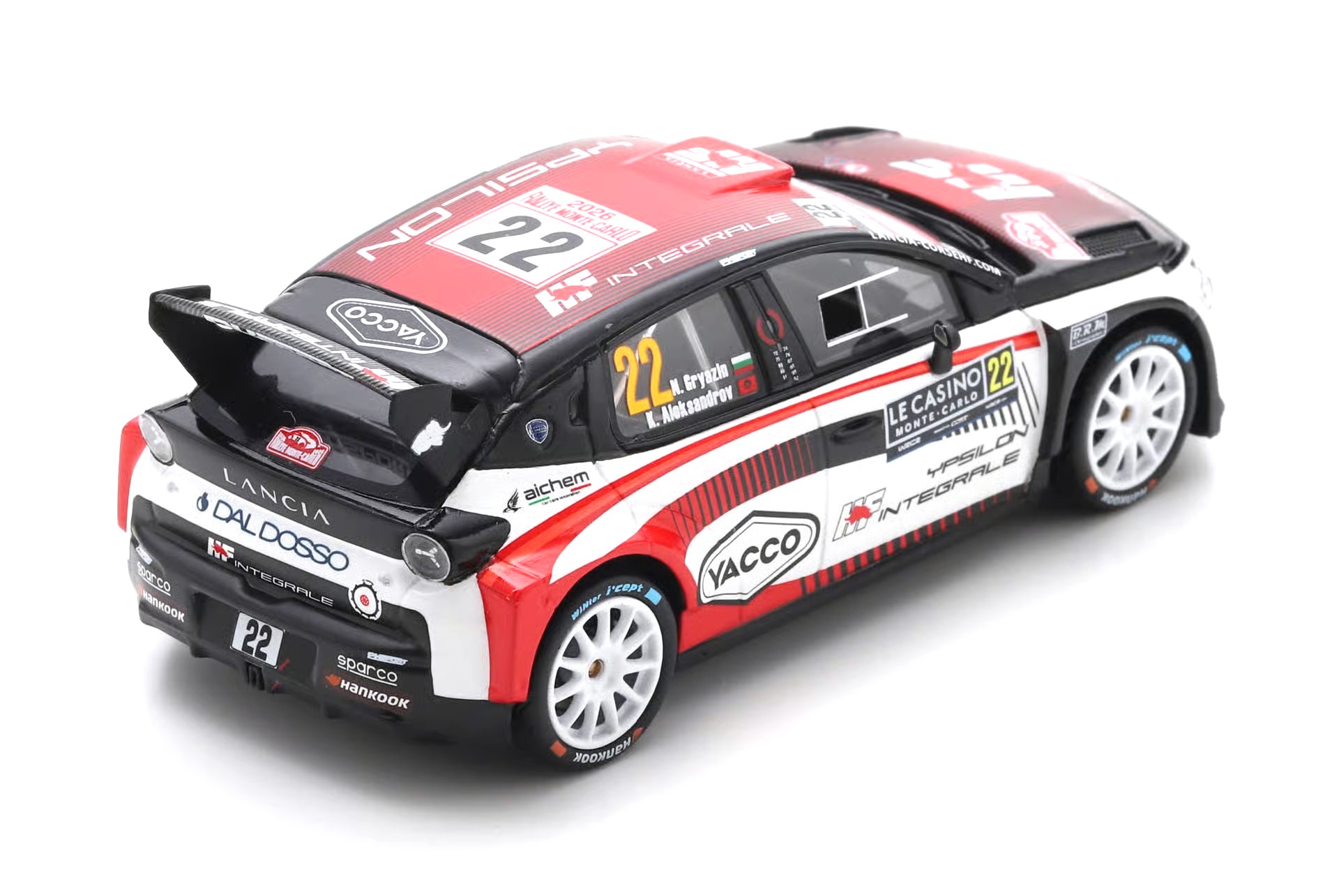 Lancia Ypsilon HF #22 Gryazin/Aleksandrov Rallye Monte Carlo 2026 1:43 Spark