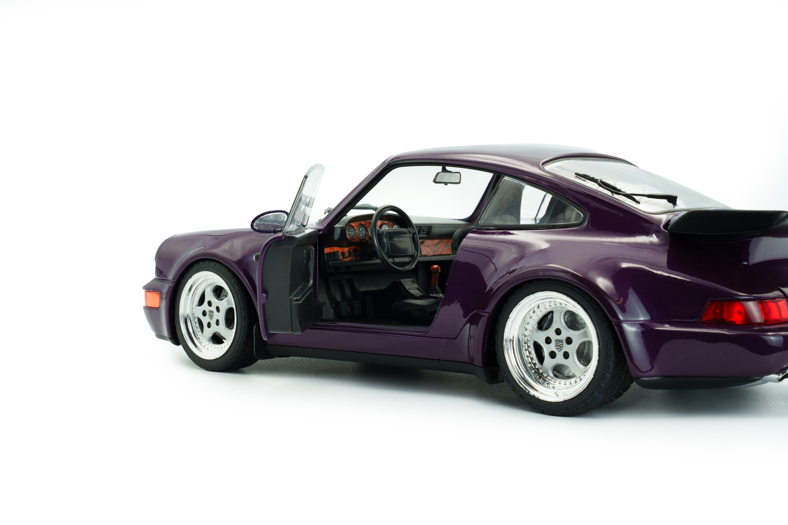 Porsche 911 964 Turbo 1990 violet blue metallic 1:18 Solido