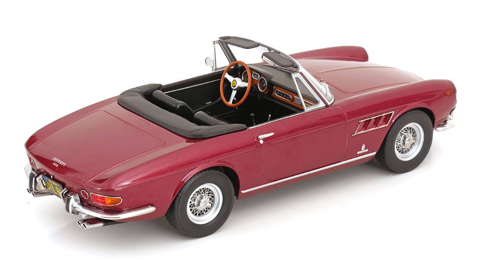 Ferrari 275 GTS Pininfarina Spyder 1964 Personal Car Steve McQueen red metallic 1:18 KK Scale