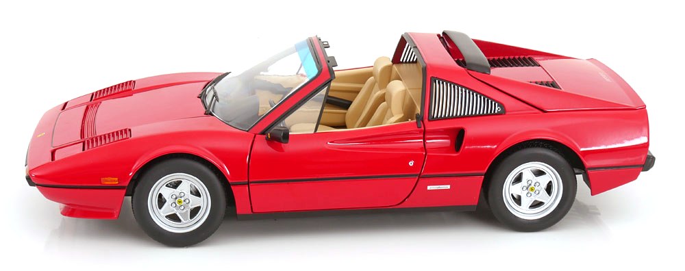Ferrari 308 GTS Quattrovalvole European Version 1982 red 1:12 KK Scale
