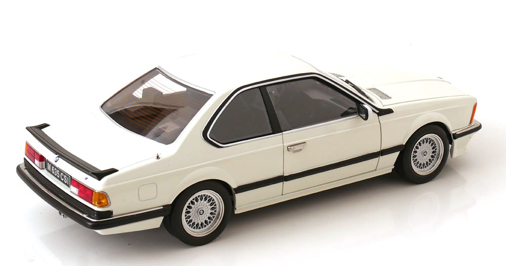 BMW M635 CSI 1987 white 1:12 KK Scale