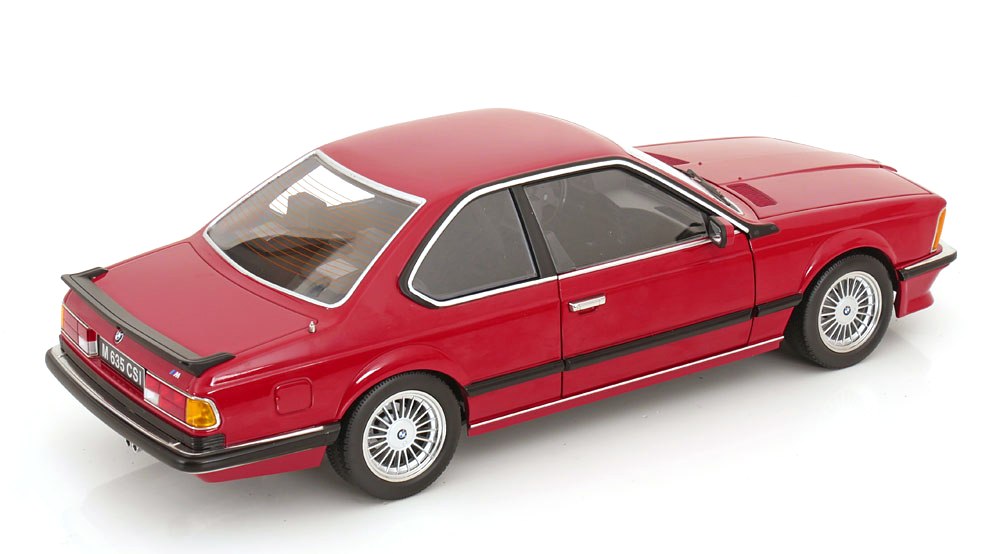 BMW M635 CSI 1987 with Alpina Rims red 1:12 KK Scale