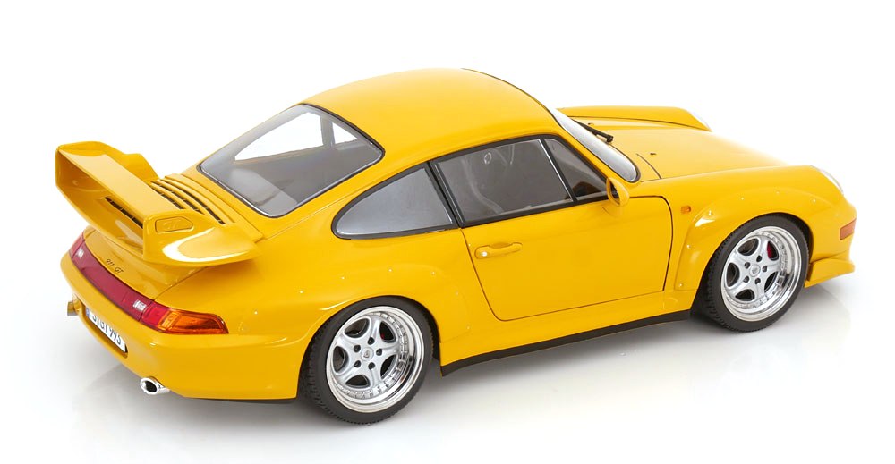 Porsche 911 993 GT2 1996 Speedline Rims yellow 1:12 KK Scale