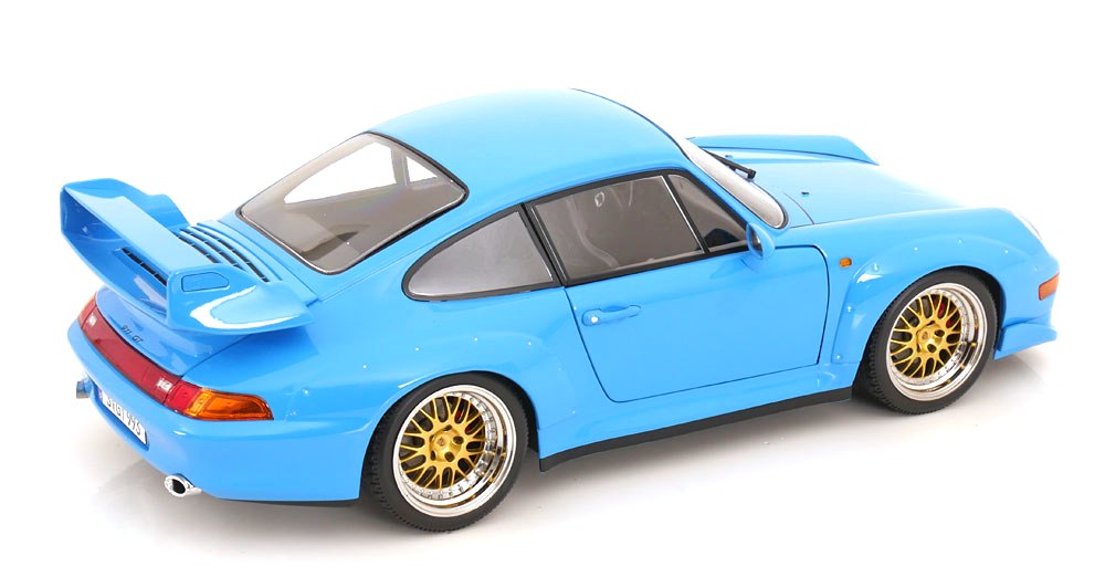 Porsche 911 993 GT2 1996 BBS Rims light blue 1:12 KK Scale