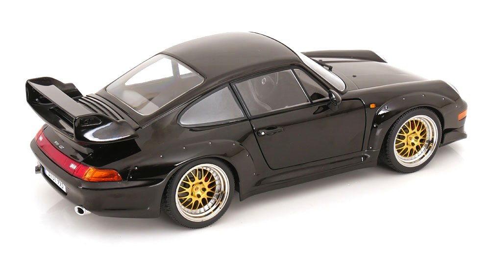 Porsche 911 993 GT2 1996 BBS Rims black 1:12 KK Scale