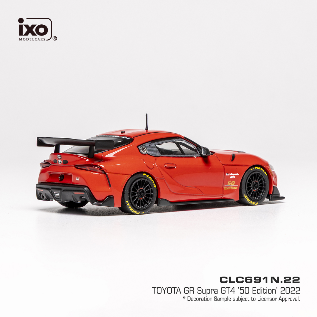 Toyota GR Supra GT4 2022 red 1:43 Ixo Models