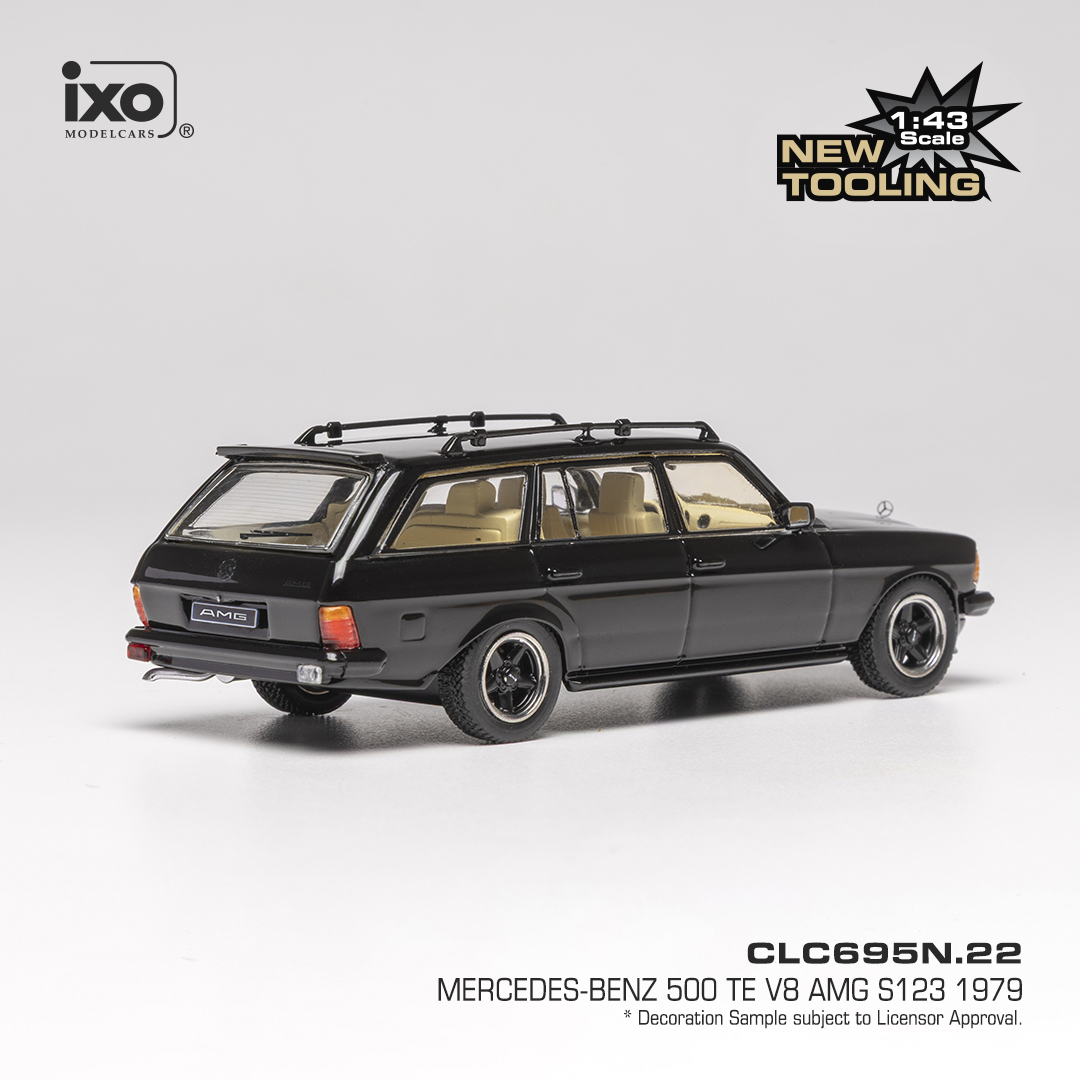 Mercedes-Benz 500 TE V8 AMG (S123) 1979 black 1:43 Ixo Models