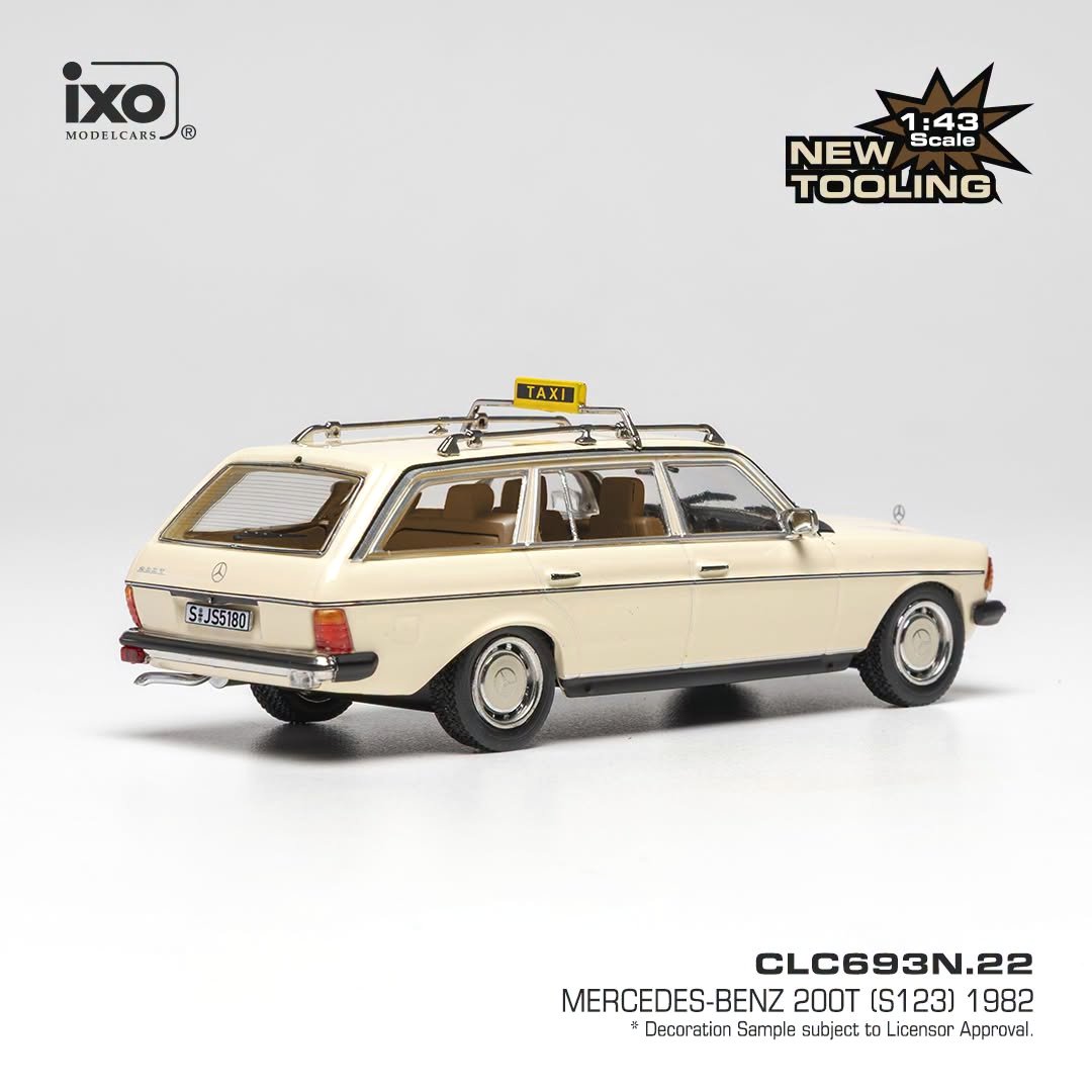 Mercedes-Benz 200T (S123) 1979 Taxi (D) 1:43 Ixo Models