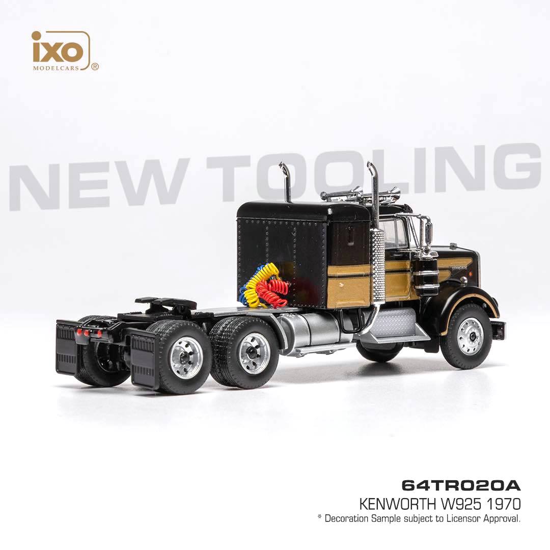 Kenworth W925 1970 black/gold 1:64 Ixo Models