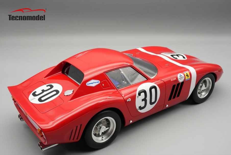 Ferrari 250 GTO 64 3.0L V12 Team N.A.R.T. #30 Piper/Gammino/Rodriguez 12H Sebring 1964 1:12 Tecnomodel