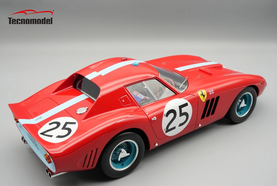 Ferrari 250 GTO 64 3.0L V12 Team Maranello Concessionaires #25 Reland/Maggs/Stewart 24H Le Mans 1964 1:12 Tecnomodel