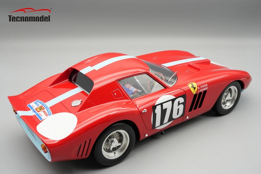 Ferrari 250 GTO 64 3.0L V12 #176 Piper/Siffert Tour de France 1964 1:12 Tecnomodel