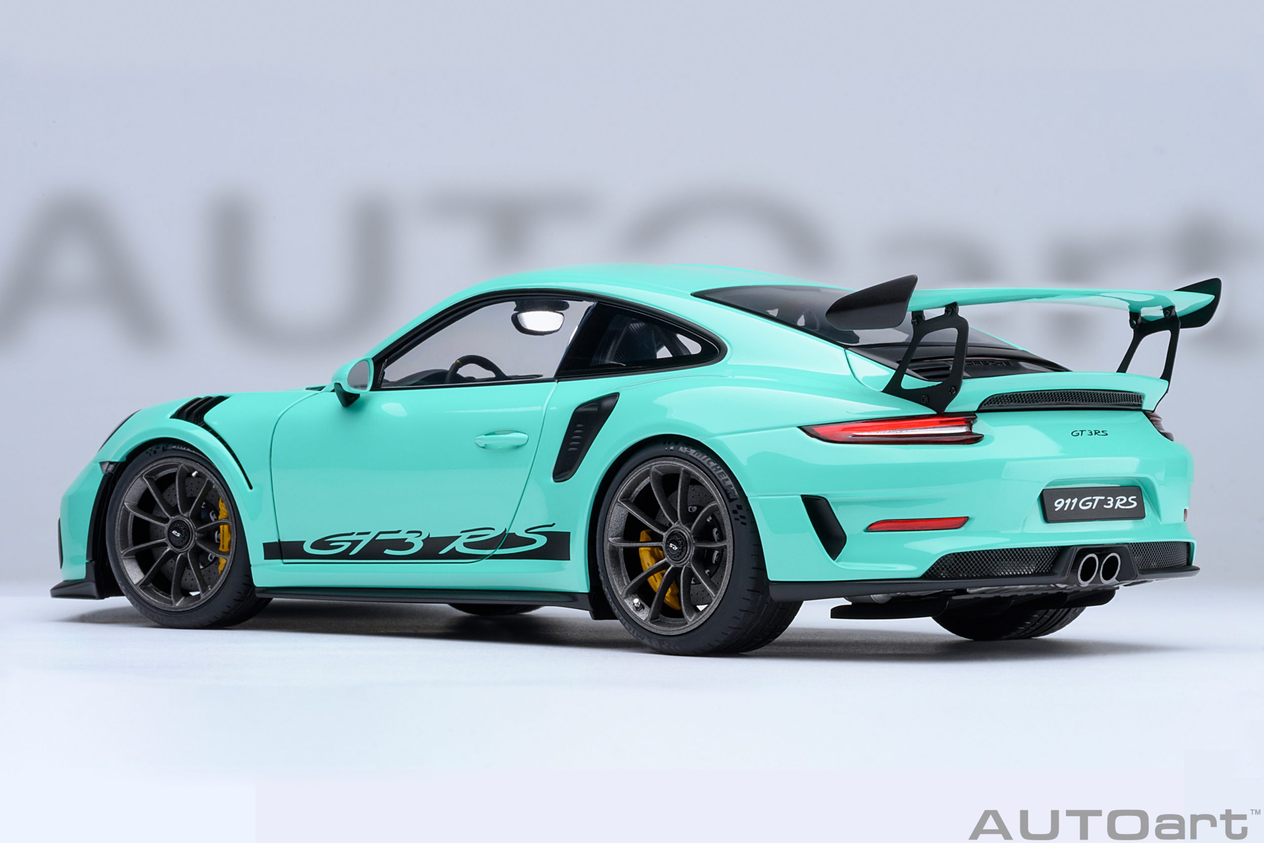 Porsche 911 911-2 GT3RS Coupe 2017 mint green 1:18 AUTOart