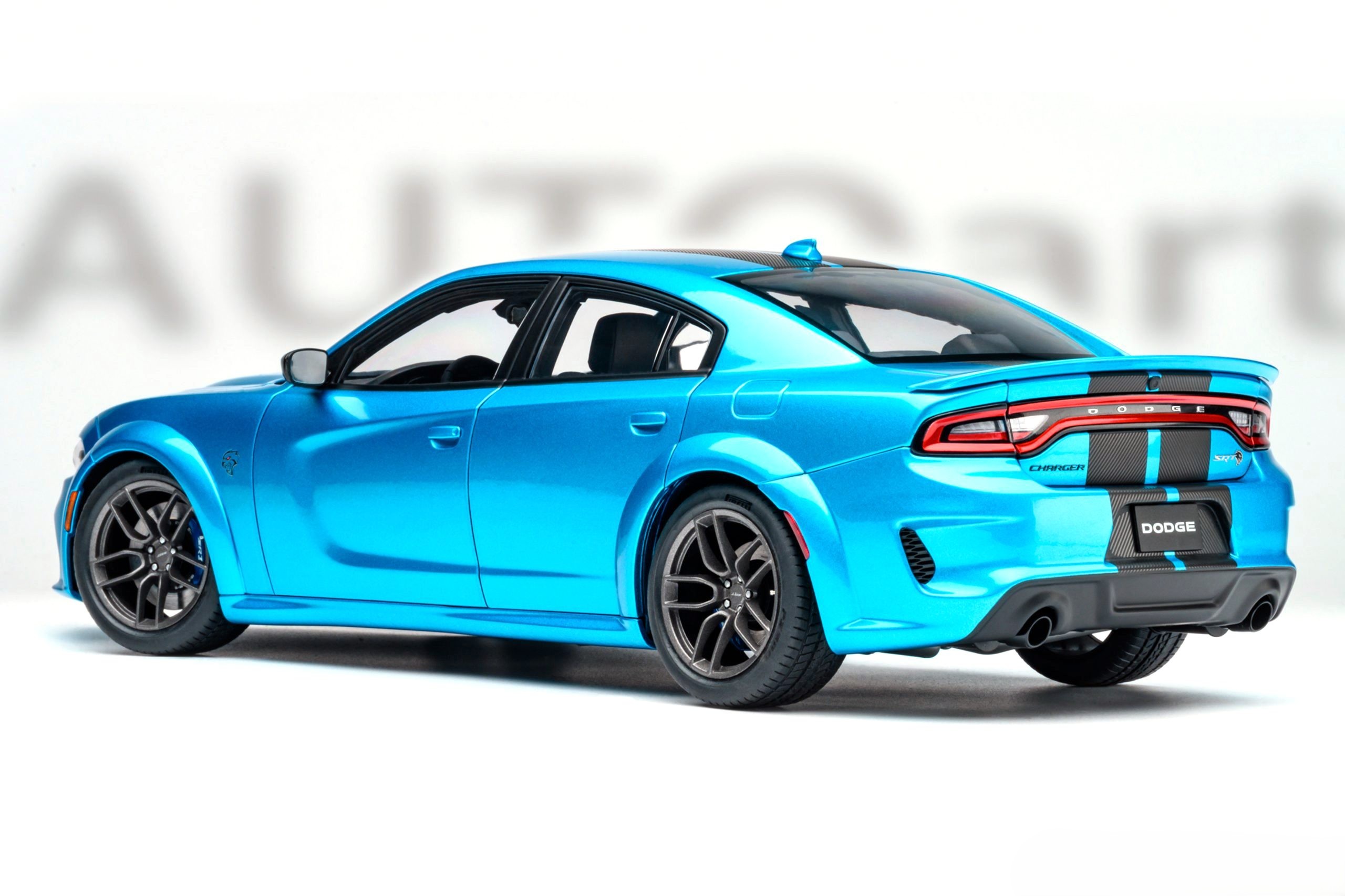 Dodge Charger SRT Hellcat Redeye Jailbreak Coupe 2023 B5 blue 1:18 AUTOart