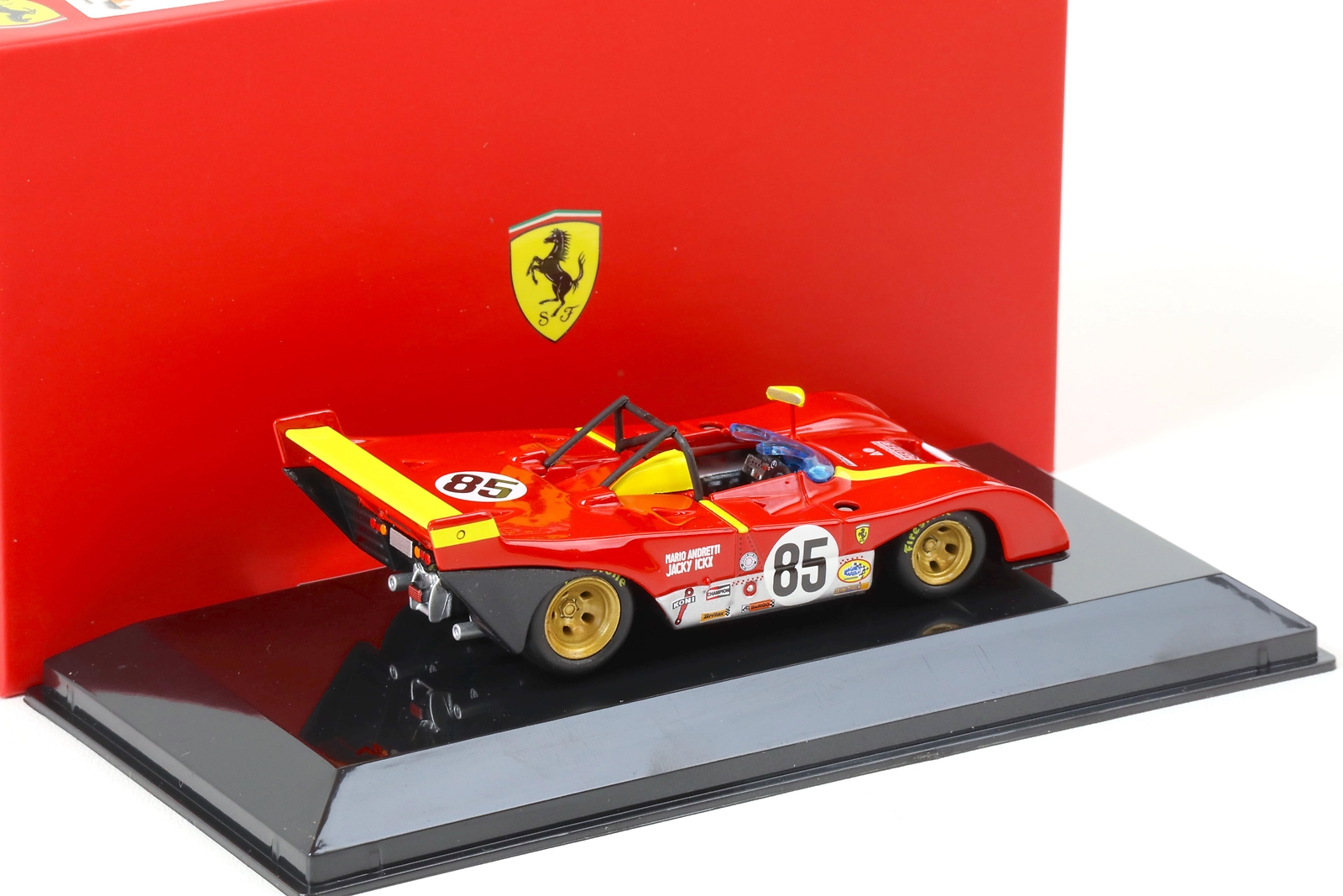 Ferrari 312P #85 Ickx/Andretti Winner 6h Watkins Glen 1972 1:43 Bburago