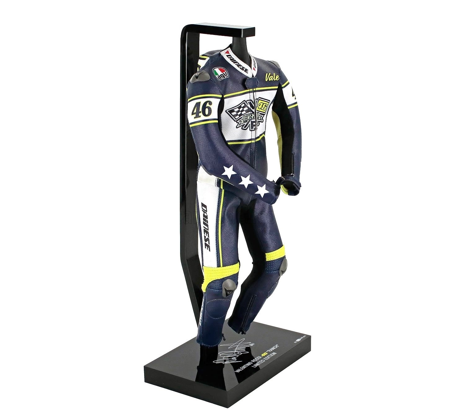 Závodní kombinéza - Dainese - Valentino Rossi Ranch Tavullia 1:4 Microart Racing