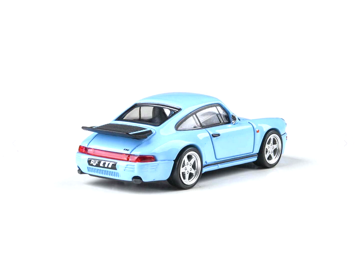 Porsche 911 964 RUF CTR Coupe LHD 1987 light blue 1:64 Para64