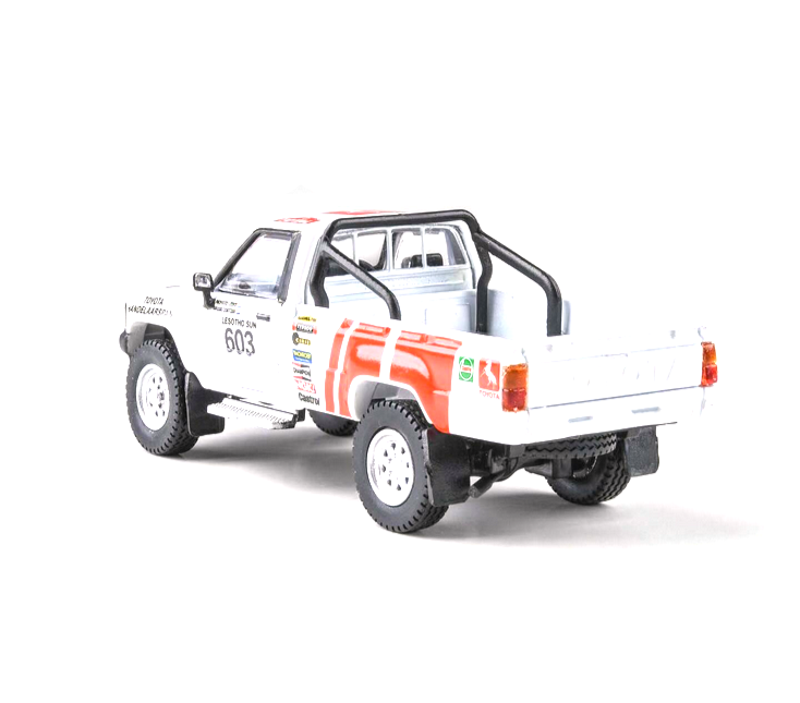 Toyota Hilux Pick-Up Team Dealer Toyota #603 R.Leek/K.Coetzez Road Of Africa RHD 1995 white/red 1:64 Para64