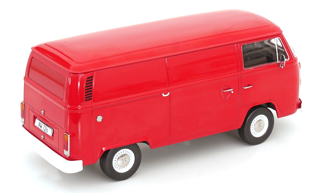 Volkswagen T2b Bus Delivery Van 1972 red 1:18 KK Scale