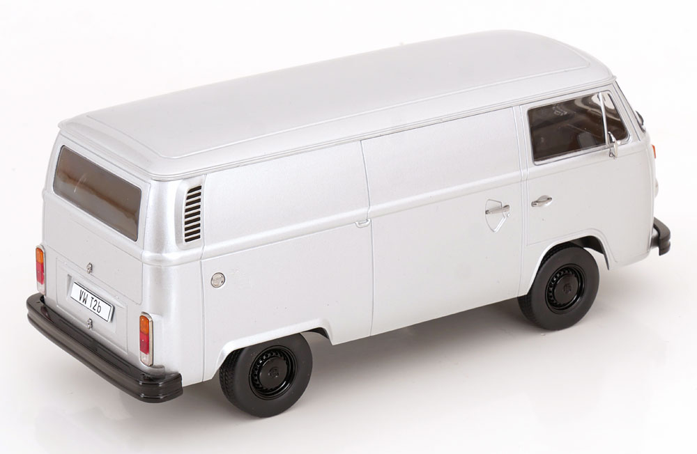 Volkswagen T2b Bus Delivery Van 1972 silver 1:18 KK Scale