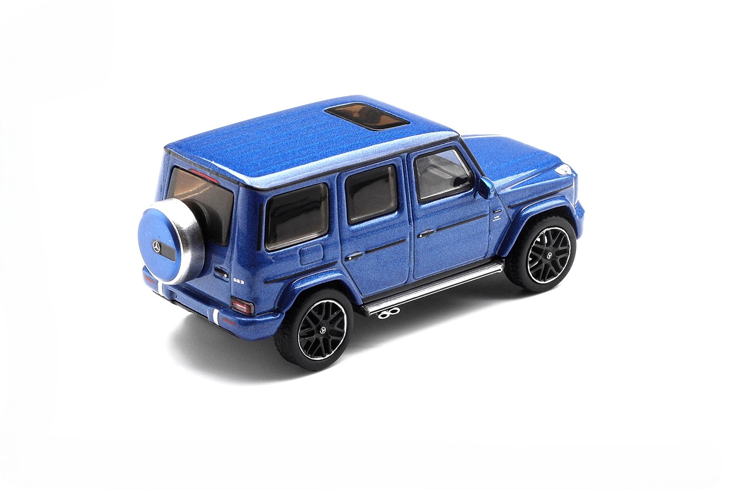 Mercedes-Benz G Class 63 AMG 2024 metallic dark blue 1:64 Mini GT