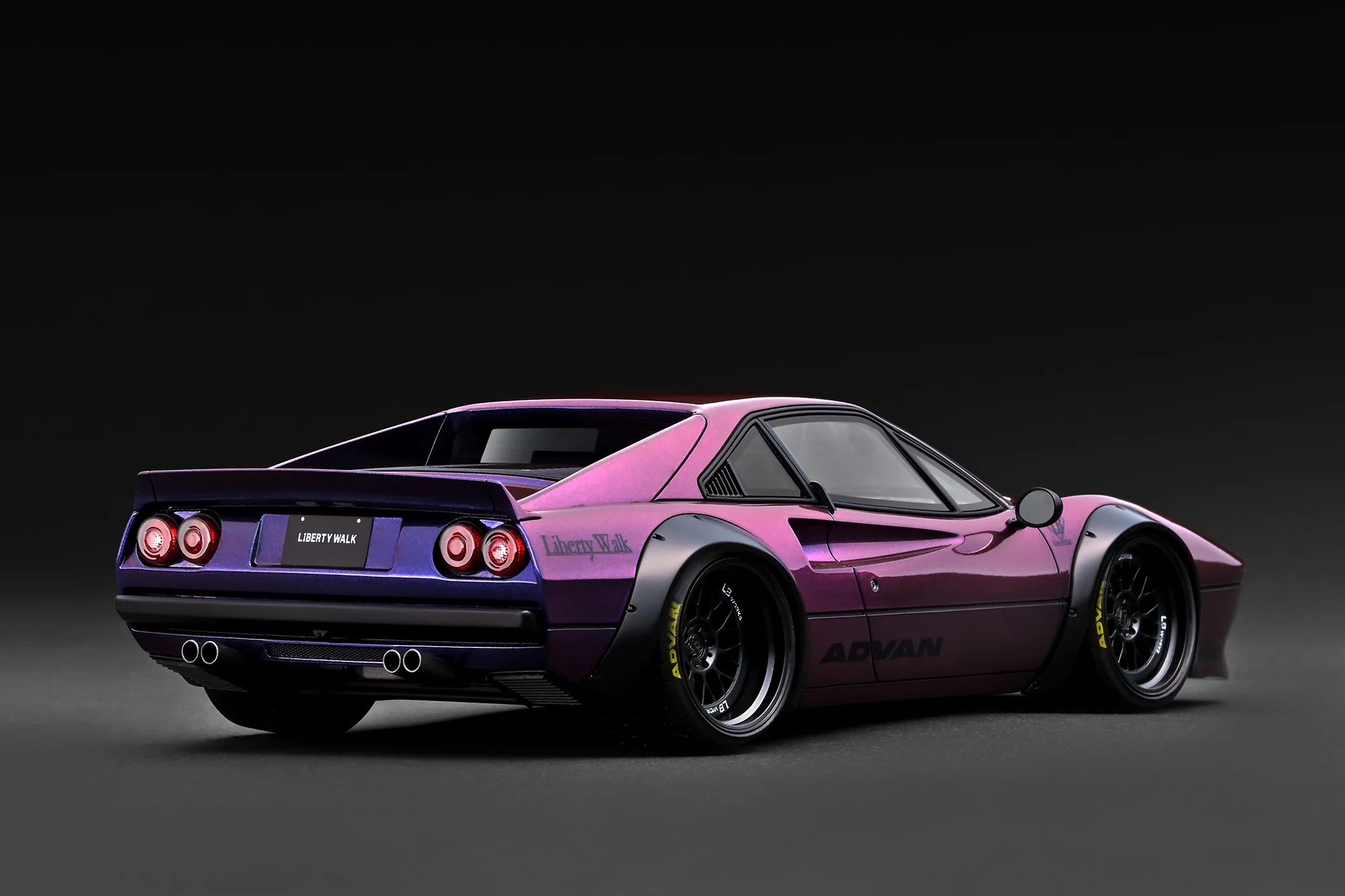 Ferrari LB-Works 308 purple metallic 1:18 Ignition Model