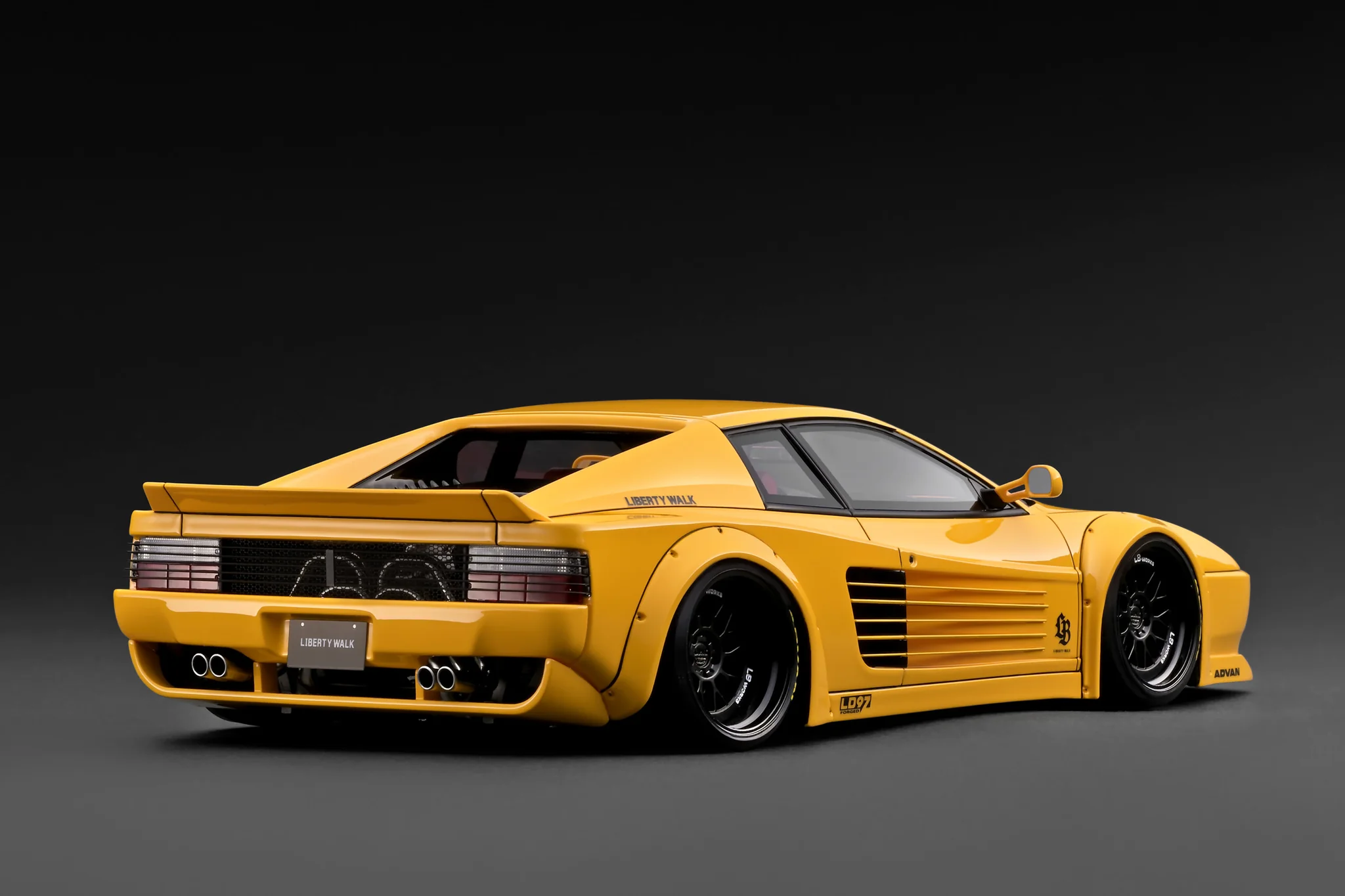 Ferrari LB-Works 512 yellow 1:18 Ignition Model