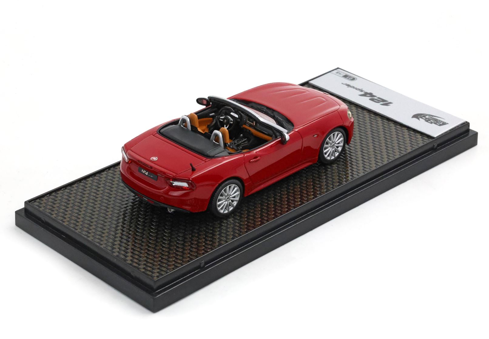 Fiat 124 Spider Rosso Passione 1:43 B.B.R.