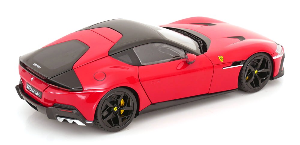 Ferrari 12Cilindri 2024 rosso corsa with Showcase 1:18 Polistil