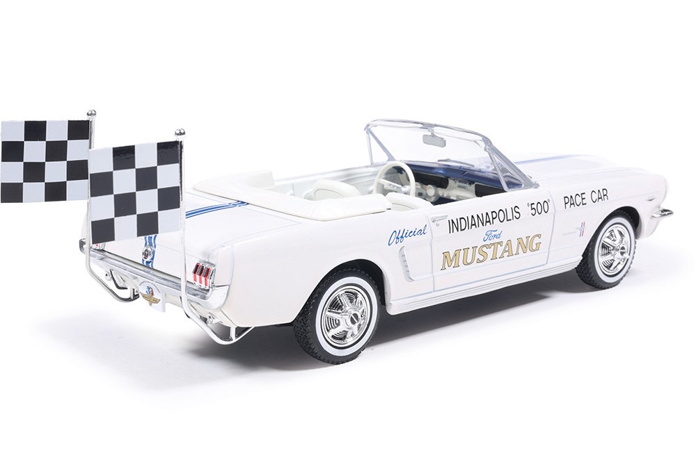 Ford Mustang Indycar Indianapolis 500 1964 Pace Car white 1:43 Ixo America