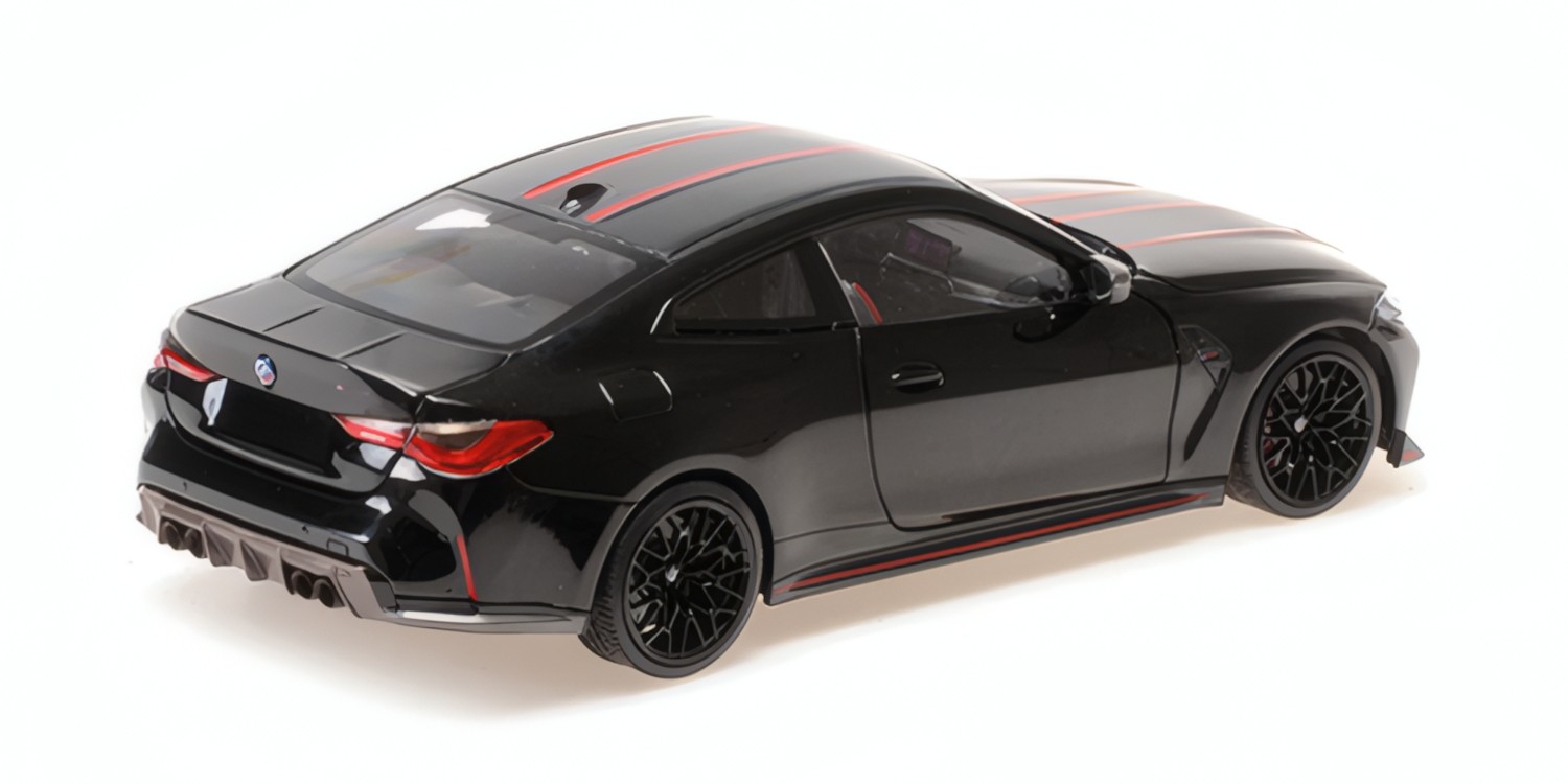 BMW M4 CSL 2023 black 1:18 Minichamps