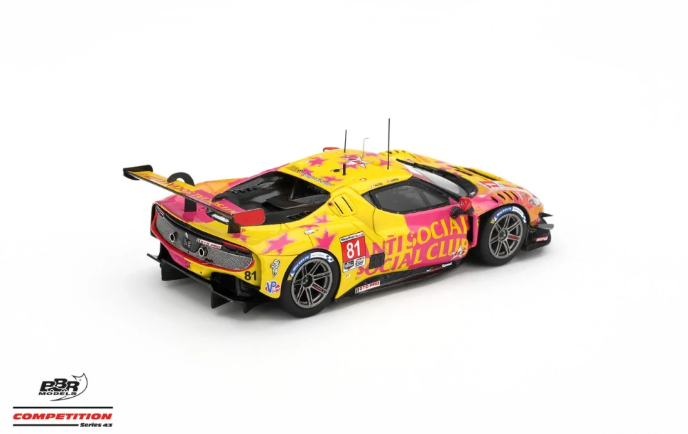 Ferrari 296 GT3 #81 Dragon Speed Laguna Seca 2025 1:43 B.B.R.
