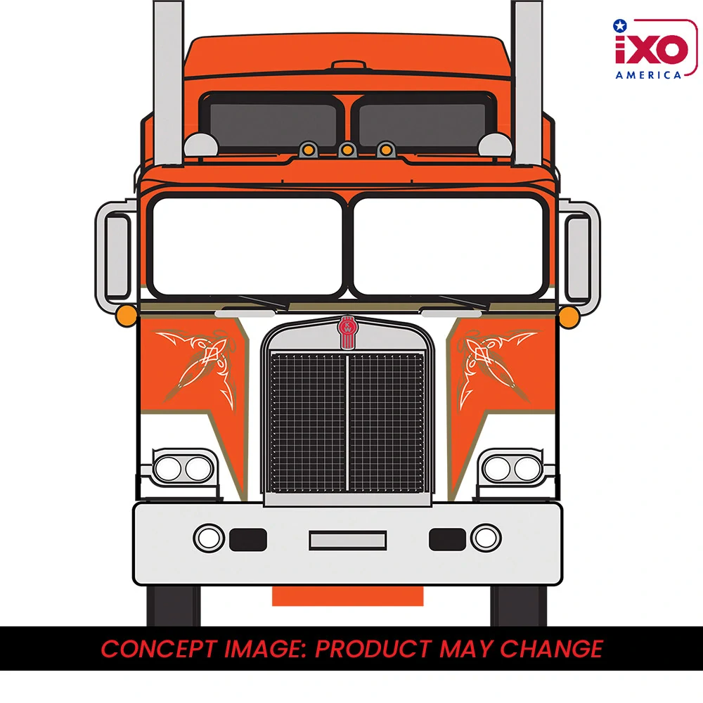 Kenworth K100 Aerodyne 1976 orange 1:64 Ixo America