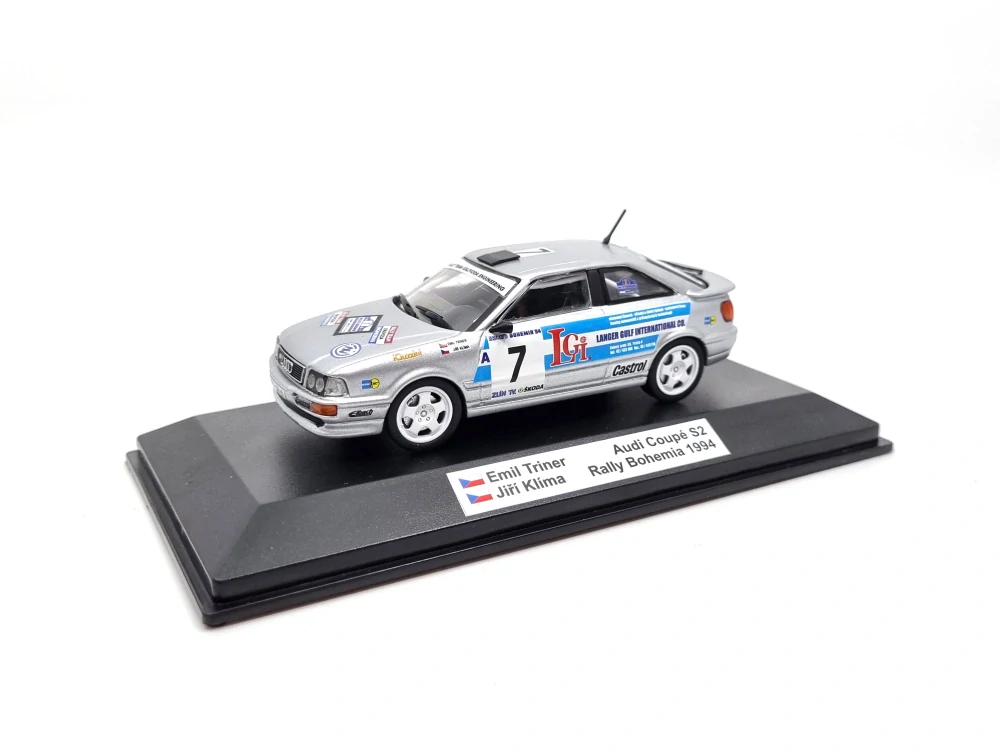 Audi S2 Coupe #7 E. Triner/J. Klíma Rally Bohemia 1994 1:43 Solido