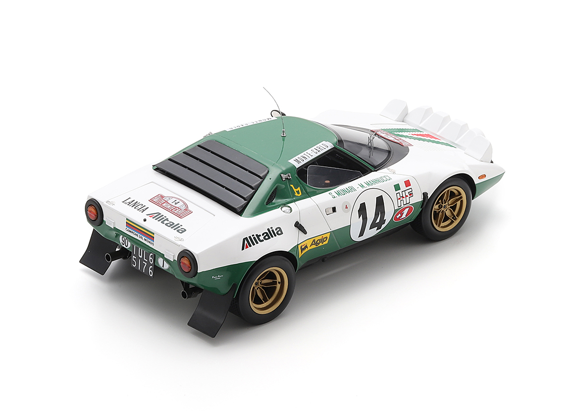 Lancia Stratos #14 Munari/Mannucci Winner Rally Monte Carlo 1975 1:18 Spark