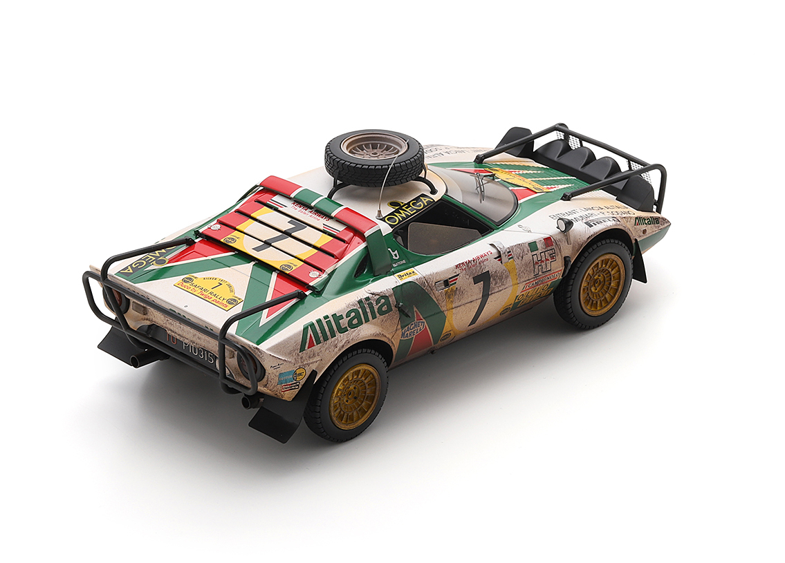 Lancia Stratos HF #7 Munari/Sodano 3rd Safari Rally 1977 1:18 Spark