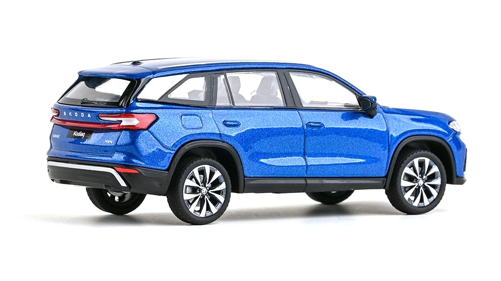 Škoda Kodiaq II 2023 modrá race metalíza 1:43 Abrex