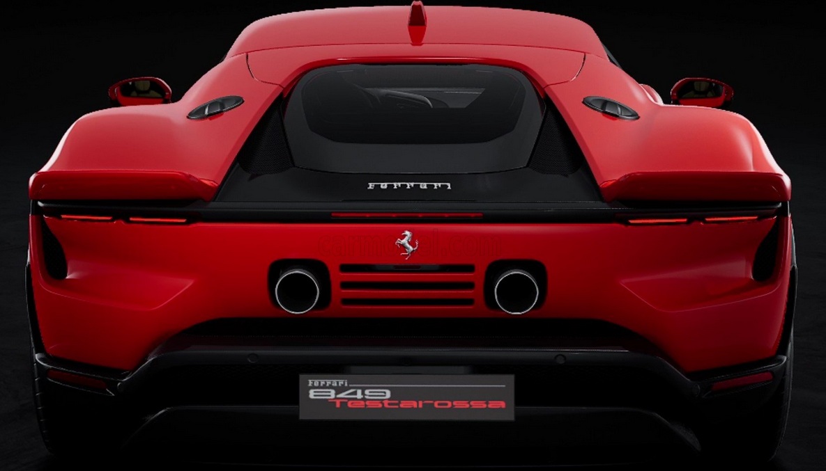 Ferrari 849 Testarossa 2025 full corsa red 1:18 Polistil