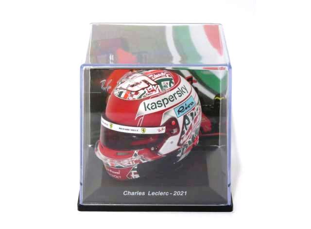 Helmet - Charles Leclerc Ferrari #16 4th Emilia-Romagna GP Formula 1 2021 1:5 Spark Editions