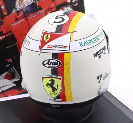 Helmet - Sebastian Vettel Scuderia Ferrari #5 Formula 1 2015 1:5 Spark Editions