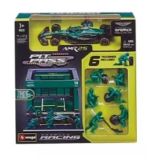 Pit Pass Set - Aston Martin AMR25 #14 Fernando Alonso 2025 1:43 Bburago