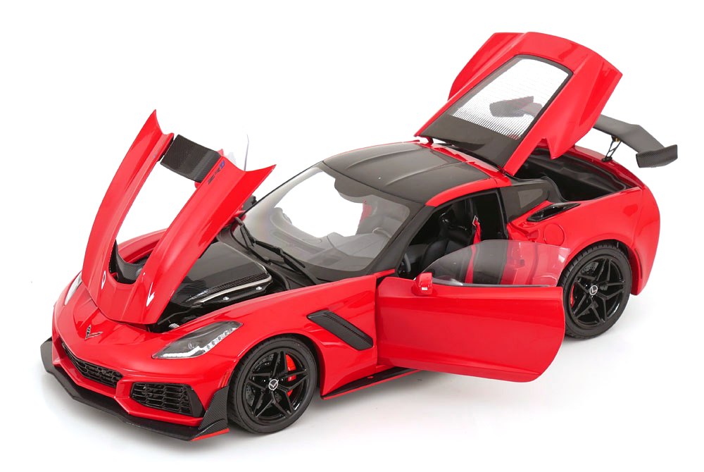 Chevrolet Corvette C7 ZR 2019 red 1:18 Ixo America
