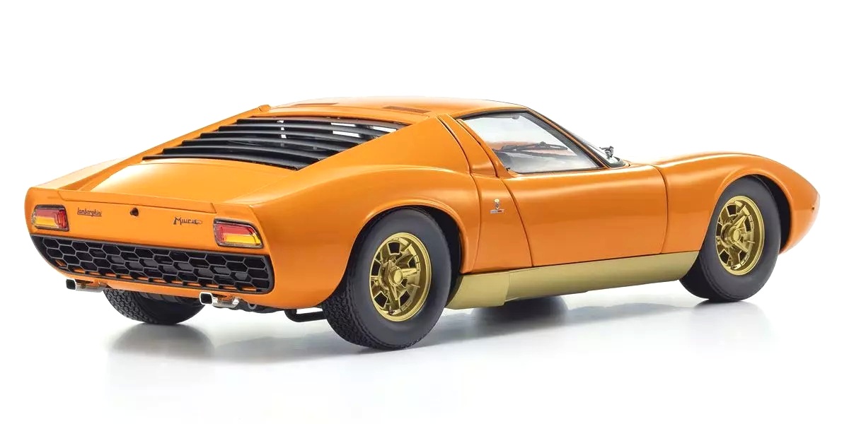 Lamborghini Miura P400 1968 orange/gold 1:12 Kyosho