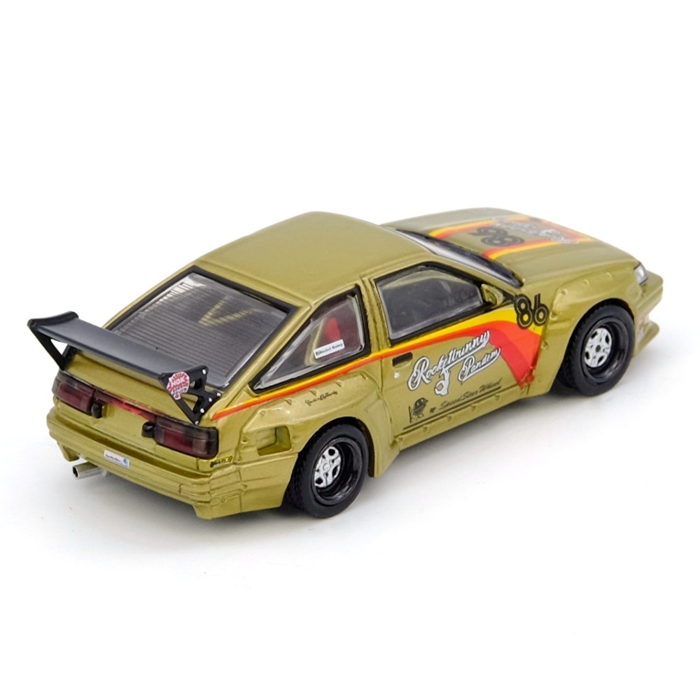 Toyota AE86 Levin Pandem Rocket Bunny gold 1:64 Inno Models
