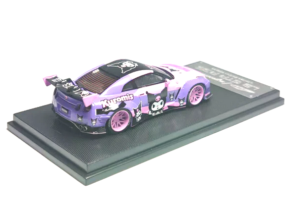 Nissan LB GTR R35 1.5V *KUROMI* pink/purple 1:64 My Model Collect