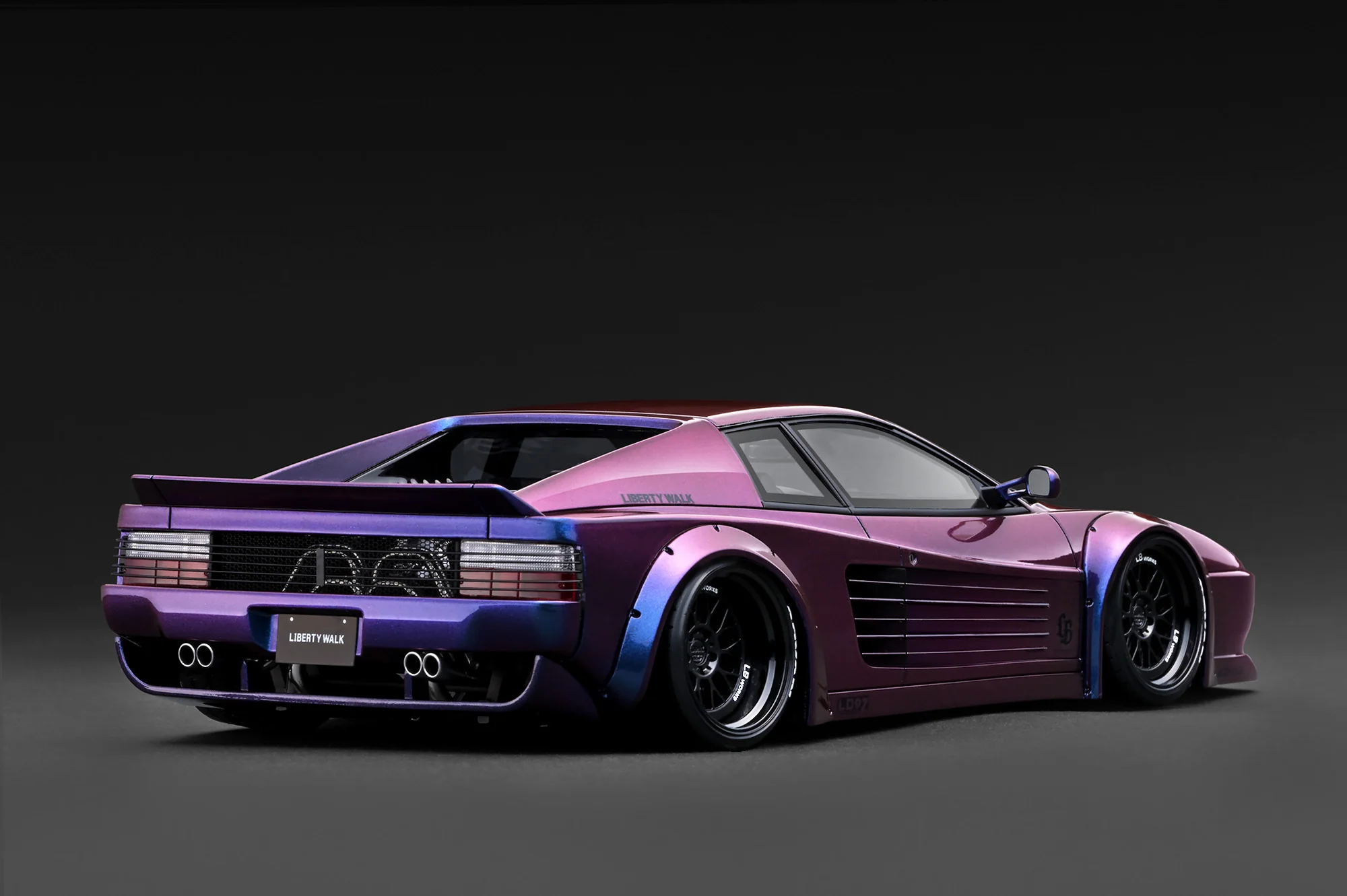 Ferrari LB-Works 512 purple metallic 1:18 Ignition Model